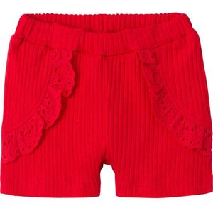 NAME IT BABY baby regular fit casual short NBFFENNAS rood
