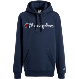 Champion hoodie met logo donkerblauw