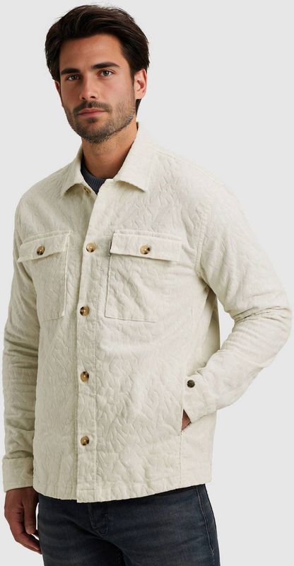 Cast Iron - Overshirt - Grijs - Lange Mouwen - Stevige Kraag