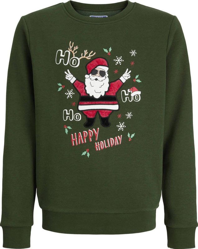 JACK&JONES - JJCHRISTMAS SWEAT CREW NECK JNR - Jongens - Sweater