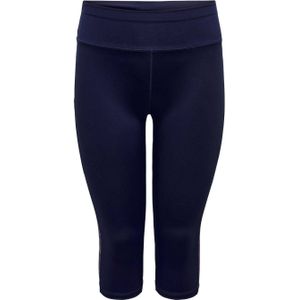 ONLY PLAY CURVY Plus Size (3/4) sportlegging ONPRYA-CAM-2 donkerblauw/paars