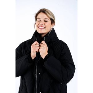 Paprika gewatteerde jas quilted zwart