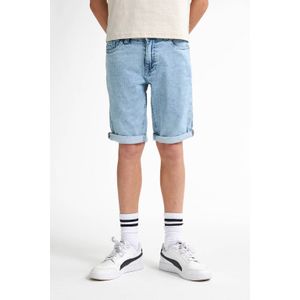 Petrol Industries denim shorts light blue denim