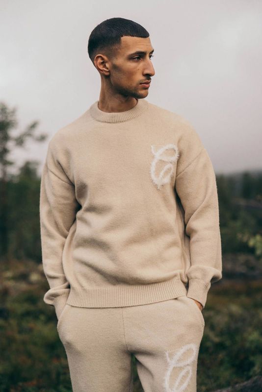 Croyez Fluffy Essence Knit Sweater - Cream XXS