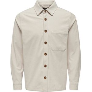 ONLY & SONS corduroy regular fit overshirt ONSTILE pumice stone