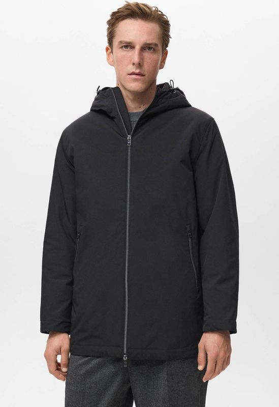 Mango Man winterjas zwart