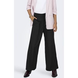 JDY - JDYDORA - Broek - Zwart - Wide Leg - 7/8 Lengte