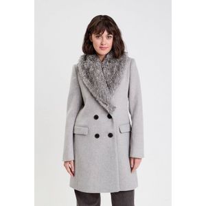 Cache Cache wollen manteljas lichtgrijs