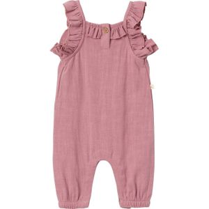 LIL' ATELIER BABY baby regular fit tuinbroek NBFDOLIE oudroze