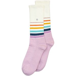 Alfredo Gonzales sokken Athletic Rainbow Gradient ecru/roze