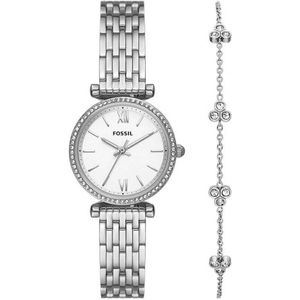 Fossil horloge ES5315SET Carlie zilverkleurig