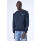 GARCIA - Print Sweater - Blauw - Lange Mouw