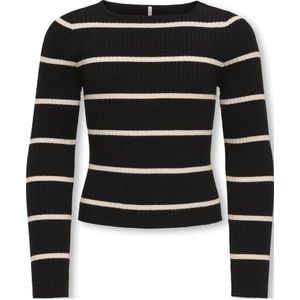 KIDS ONLY GIRL trui zwart rib gebreid