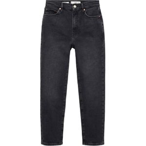 Mango cropped slim fit jeans grey denim