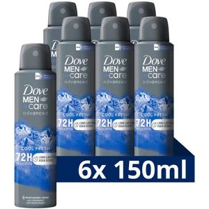 Dove Men+Care Advanced Cool Fresh anti-transpirant deodorant spray - 6 x 150 ml