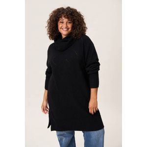 Miss Etam Plus gebreide trui zwart