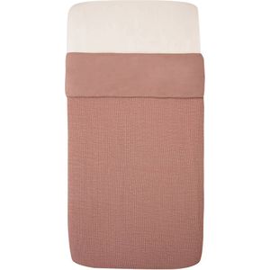 Witlof for kids Tuck-Inn all season wiegdeken Dusty Pink waves