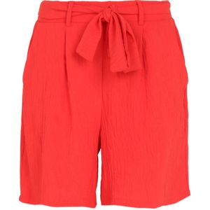 Cassis high waist loose fit short rood/oranje