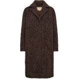 Lange jas van teddybont, model 'Mukite'