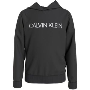 Calvin Klein hoodie met logo zwart/wit