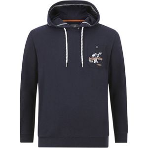 Jan Vanderstorm hoodie donkerblauw