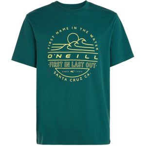 O'Neill T-shirt met printopdruk donkergroen
