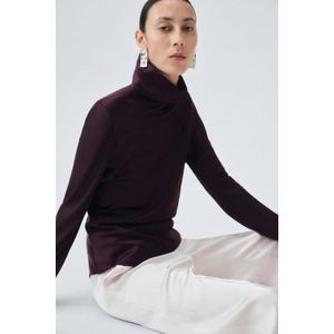 Mango blousetop donkerpaars