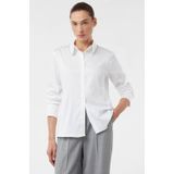 comma - Blouse - Katoenmix - Wit