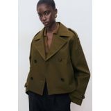 Mango - Trenchcoat - Kaki - Dames