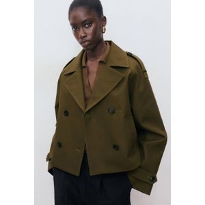 Mango - Trenchcoat - Kaki - Dames