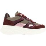 Red Rag chunky suède sneakers bordeaux