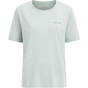 Life-Line outdoor T-shirt Sarina lichtgroen/wit