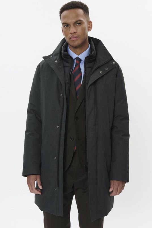 Matinique manteljas grijs