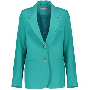 Geisha rechtvallende blazer groen