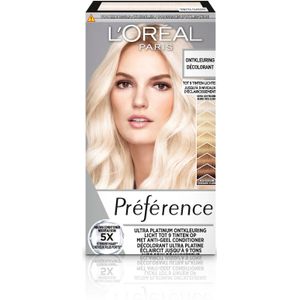 L'Oréal Paris Préférence Ultra Platinum - Platinum Blond - Ontkleuring