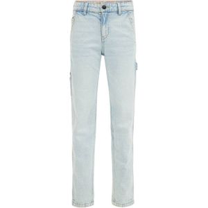 WE Fashion Blue Ridge tapered fit jeans light blue denim
