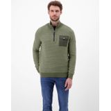 Lerros - Gebreide Trui - Nordic Olive - 100% Katoen - Regular Fit