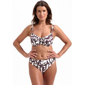 Cyell - Bikinibroekje - Bruin/Wit