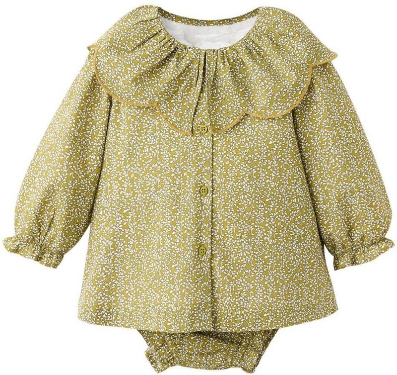 Mango Kids jurk+ bloomer groen
