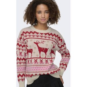 Onlxmas - Gebreide Pullover - Glitterdetail - Lange Mouwen - Regular Fit