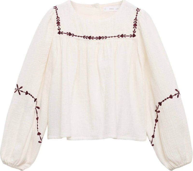 Mango Kids blousetop ecru