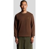 Lyle & Scott - Mid Layers Crew Neck Sweatshirt - Bruin - Katoen