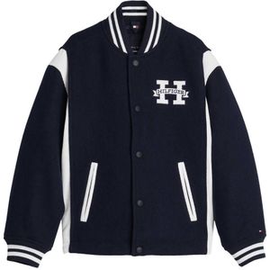 Tommy Hilfiger baseball jacket donkerblauw/wit