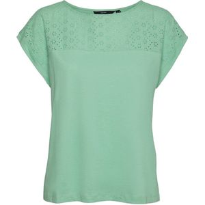 VERO MODA semi-transparante top VMKAYA mintgroen