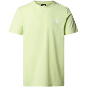 The North Face T-shirt Simple Dome limegroen