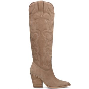 Sacha suède cowboylaarzen beige