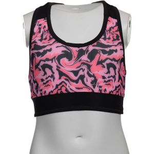 Papillon sportop roze/zwart