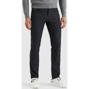 PME Legend geruite regular fit broek NIGHTFLIGHT grijs