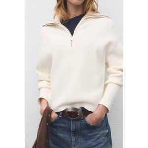 Mango schipperstrui ecru