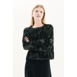 Caroll gebreide trui antraciet